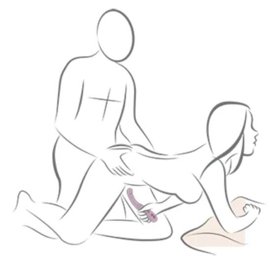 Vibrator dual G-spot și clitoris, Purple