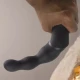 Adaptor vibrator anal și pentru prostată, Negru