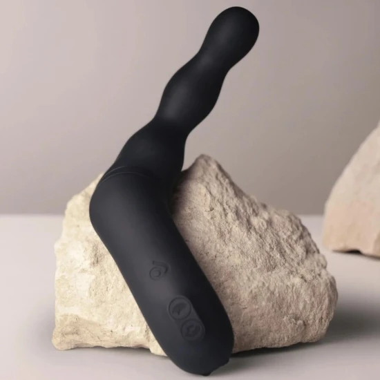 Adaptor vibrator anal și pentru prostată, Negru