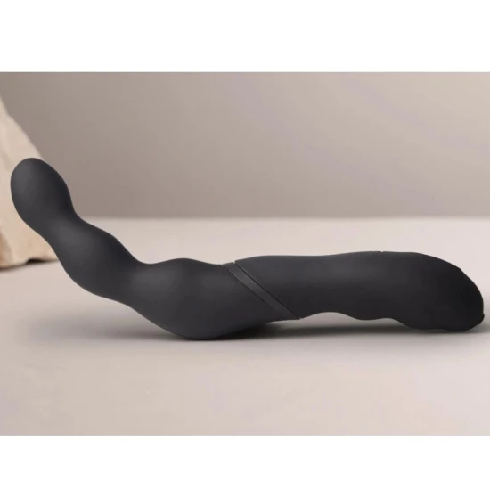 Adaptor vibrator anal și pentru prostată, Negru