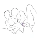 Masturbator flexibil, Negru