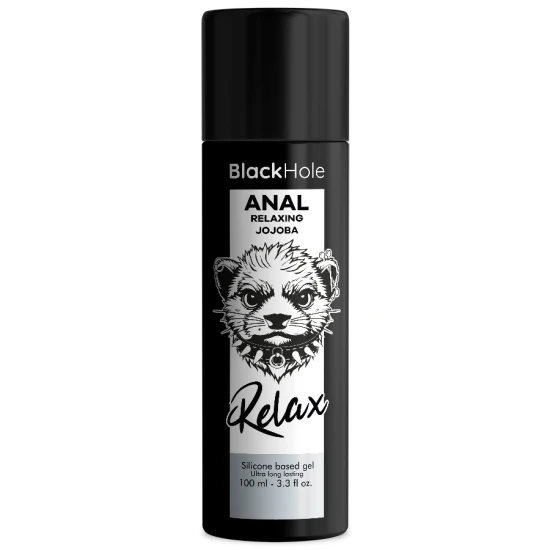 Gel Relaxant pentru Anal, Roz Negru - Bază Siliconică, cu Ulei de Jojoba, 100 ml