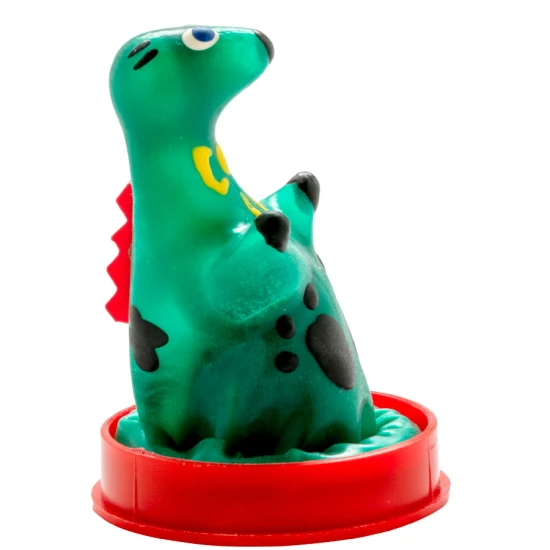Set de prezervative decorative pictate manual, Monstrul din Loch Ness