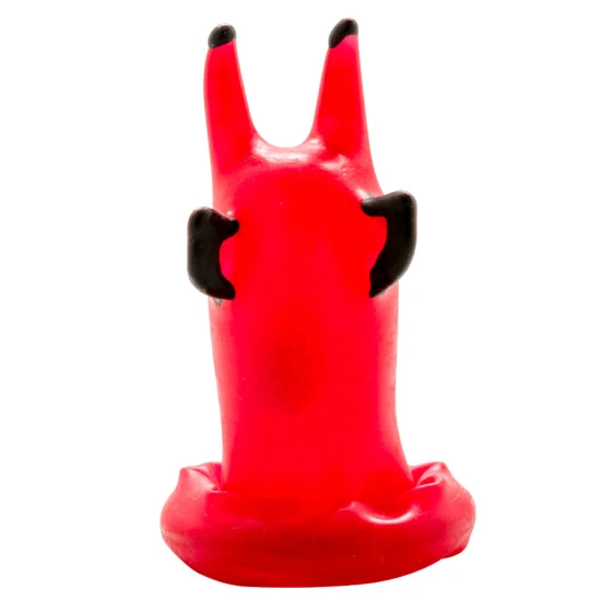 Set de prezervative decorative pictate manual, Red Devil