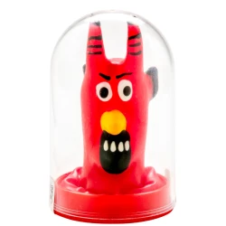 Set de prezervative decorative pictate manual, Red Devil