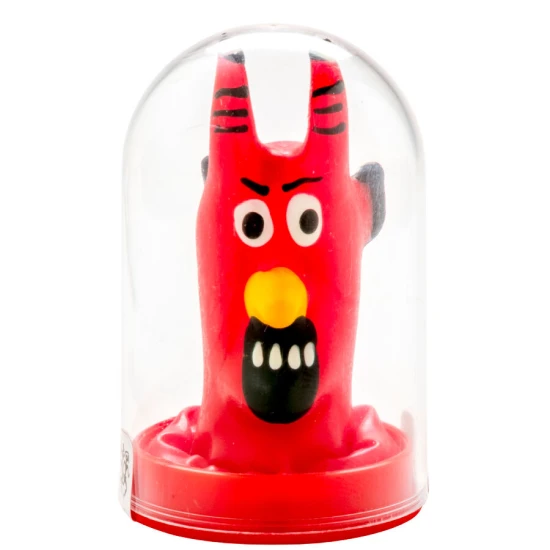 Set de prezervative decorative pictate manual, Red Devil