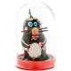 Set de prezervative decorative pictate manual, Roz