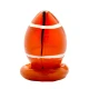 Set de prezervative decorative, pictate manual, minge de rugby, Roz