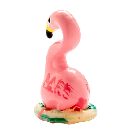 Set de prezervative decorative pictate manual, Roz