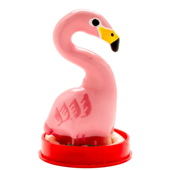 Set de prezervative decorative pictate manual, Roz