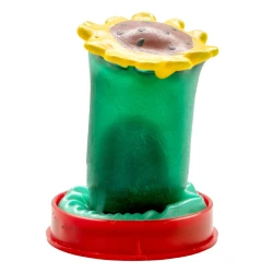 Set de prezervative decorative pictate manual, Floarea-soarelui