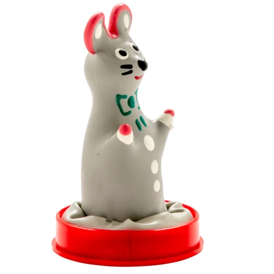 Seturi de prezervative novelty pictate manual, model șoarece 1