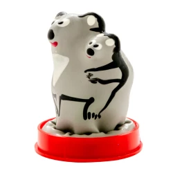Set de prezervative decorative, cu model pictat manual, Koala + Young