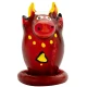Set de prezervative cu design pictat manual, model Bull, Roz