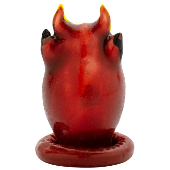 Set de prezervative cu design pictat manual, model Bull, Roz