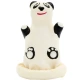 Set de prezervative decorative pictate manual, model Panda, Roz/Negru
