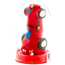 Set de prezervative decorative pictate manual, cu tematică curse auto