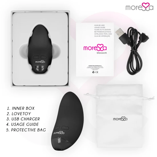 Vibrator Blossom, negru
