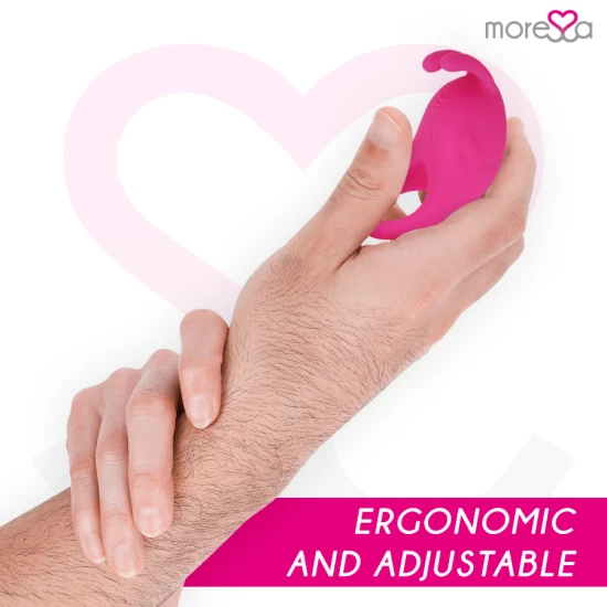 Brad premium cu inel vibrator din silicon, reîncărcabil, Roz