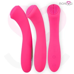 Celso Premium, vibrator cu silicon premium, reîncărcabil, roz