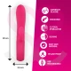 Vibrator tip iepuraș cu aspirație clitoridiană, silicon premium, Negru