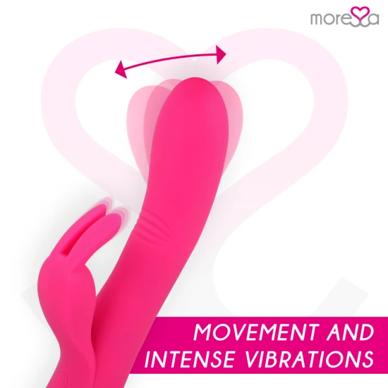 Ethan Premium, vibrator cu silicon premium, reîncărcabil, Roz