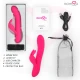 Ethan Premium, vibrator cu silicon premium, reîncărcabil, Roz