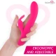 Ethan Premium, vibrator cu silicon premium, reîncărcabil, Roz