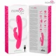 Vibrator tip iepuraș, silicon premium, reîncărcabil, Roz
