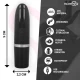 Vibrator stimulator tip travel, Negru