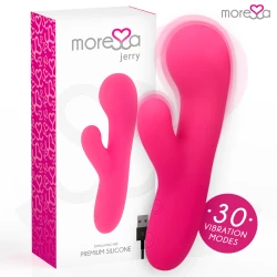 JERREY Premium, vibrator tip G-spot, silicon medical, negru