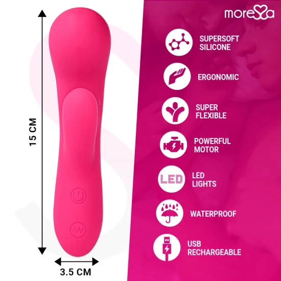JERREY Premium, vibrator tip G-spot, silicon medical, negru