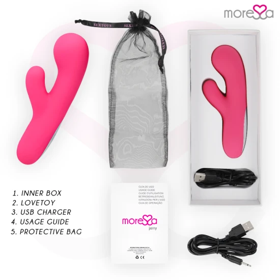 JERREY Premium, vibrator tip G-spot, silicon medical, negru