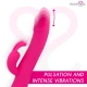 Vibrator tip iepuraș premium din silicon, reîncărcabil, pentru stimulare clitoridiană