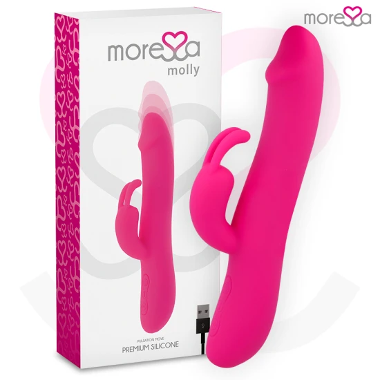 Vibrator tip iepuraș premium din silicon, reîncărcabil, pentru stimulare clitoridiană