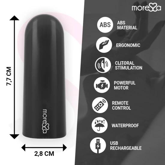 Vibrator cu telecomandă, Negru