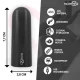 Vibrator cu telecomandă, Negru