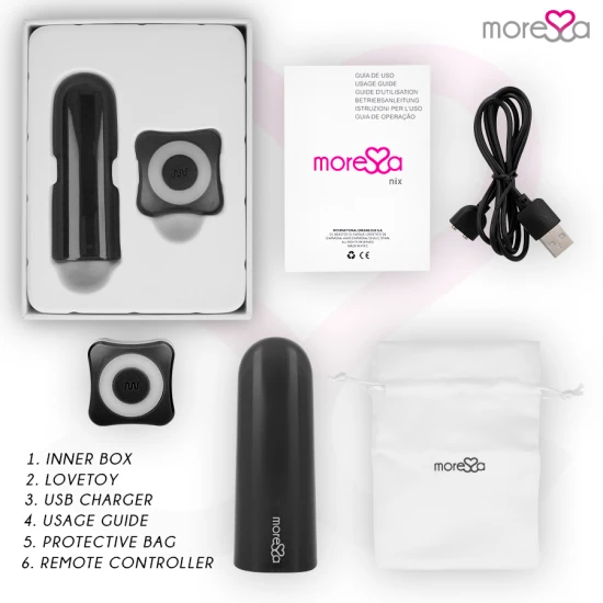Vibrator cu telecomandă, Negru