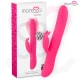 Vibrator premium cu rotație multiplă, Roz