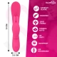Telmo Premium, vibrator iepuraș din silicon, reîncărcabil, Roz