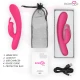 Telmo Premium, vibrator iepuraș din silicon, reîncărcabil, Roz