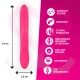 Jucărie sexuală tip vibrator premium reîncărcabil din silicon, Roz