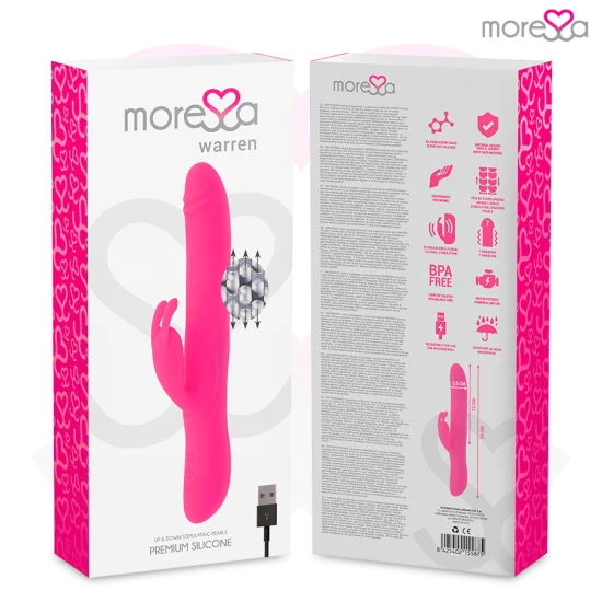 Jucărie sexuală tip vibrator premium reîncărcabil din silicon, Roz