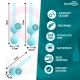 Set premium bile vaginale OSIAN, Turquoise