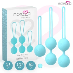 Set premium bile vaginale OSIAN, Turquoise
