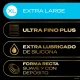 DUREX - Total Connection XL Ultra Fine Plus, Latex Free