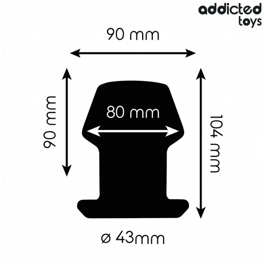 Ham Extreme, Cu Cavitate, Din Silicon, Mărimea L, 10.4 Cm
