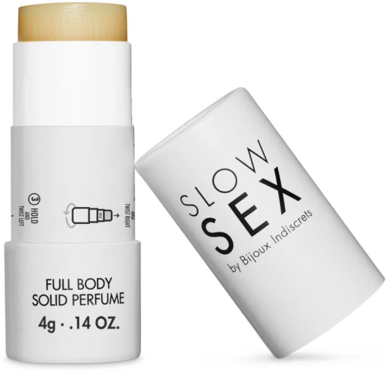 BIJOUX - Parfum solid pentru corp, Slow Sex, Roz