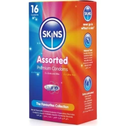 Pachet de prezervative premium asortate, 16 bucăți