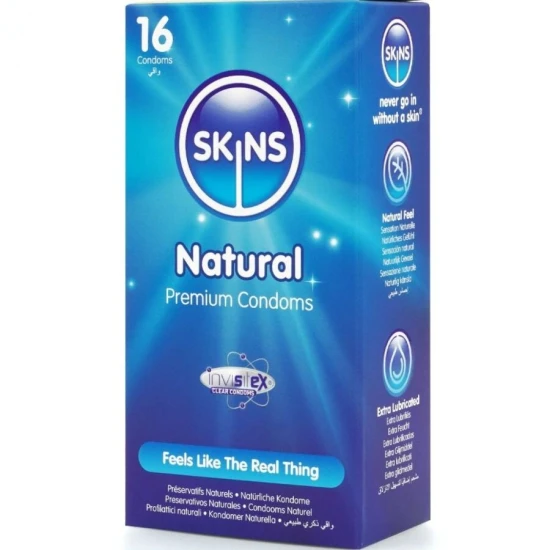 Prezervative naturale premium, 16 bucăți